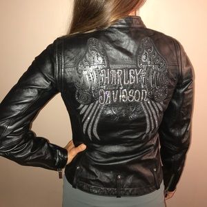 Harley Davidson motorcycle jacket women's XS